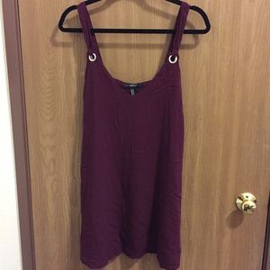 Maroon F21 Tank Dress